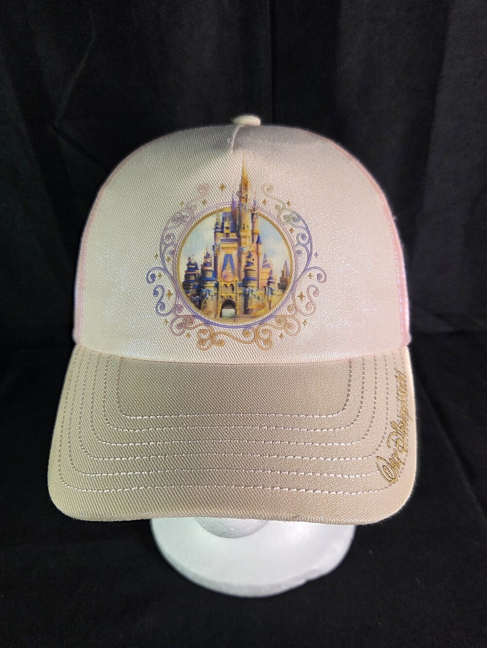 Walt Disney World 50th Anniversary Celebration Cinderella Castle Iridescent Hat - Picture 1 of 7